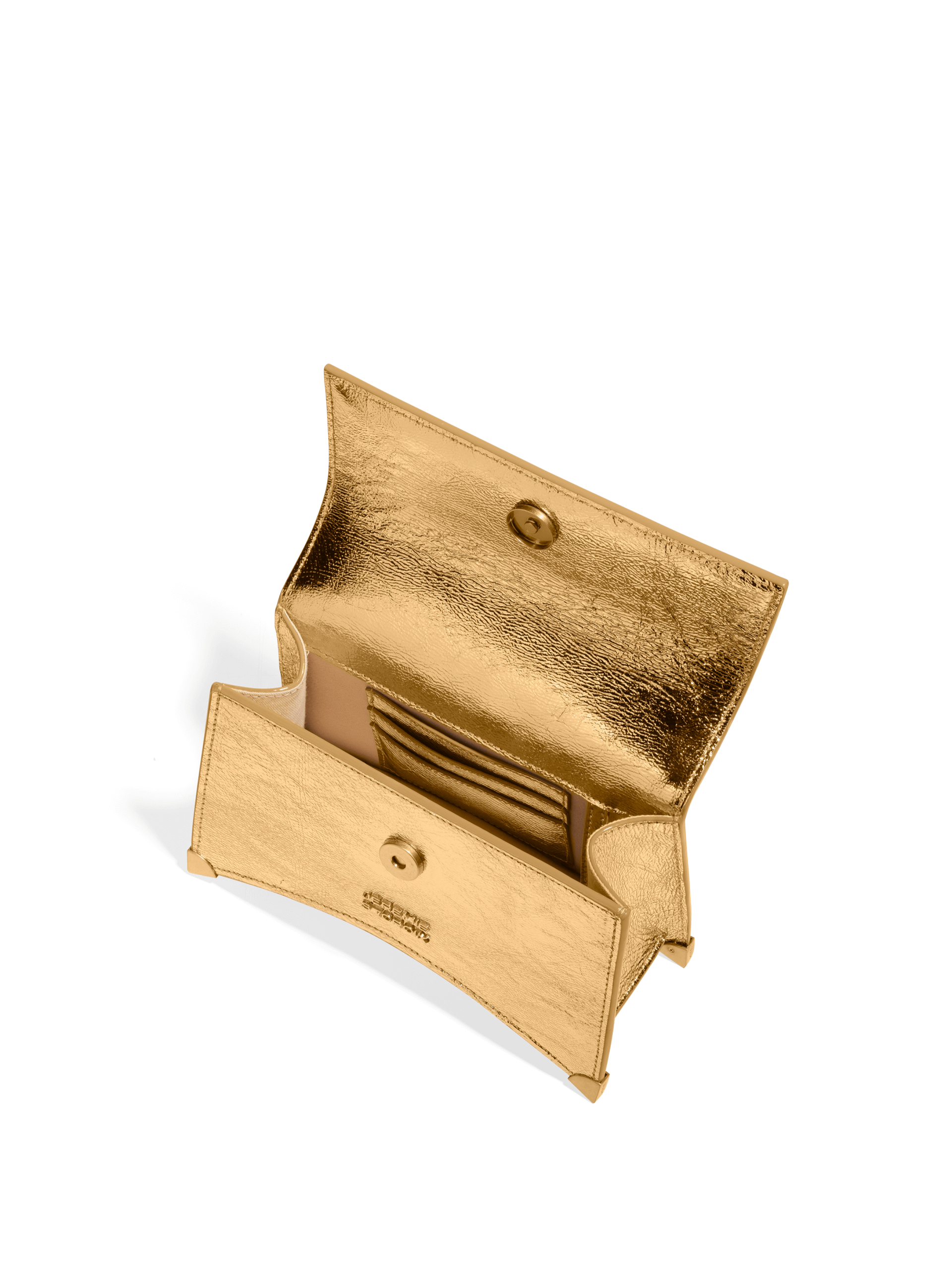 JEREMIE ST.CROIX Gold Leather Small Handle – Flying Solo NYC