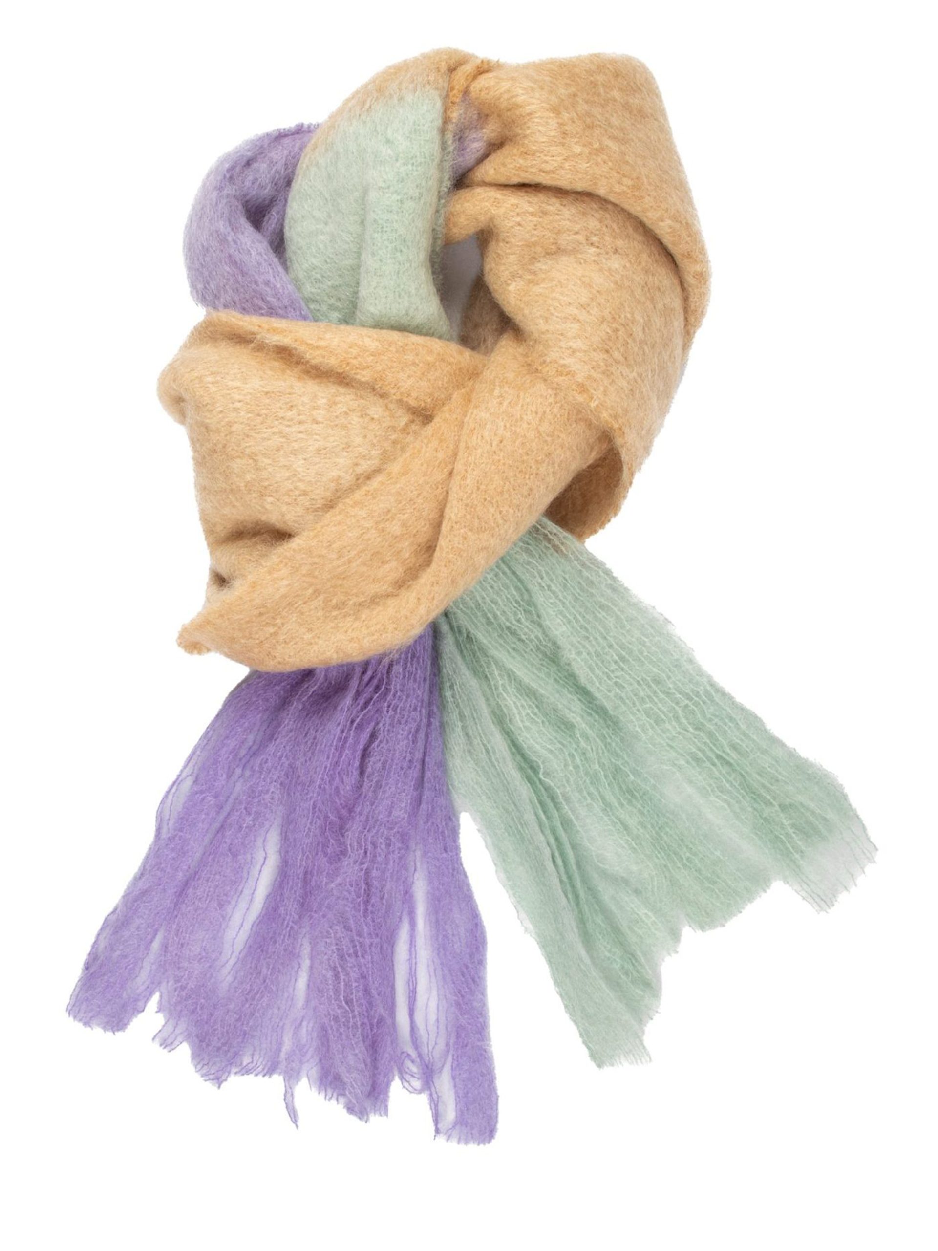 Palm Agave Multi-Color Oversize Mohair Scarf – Flying Solo NYC