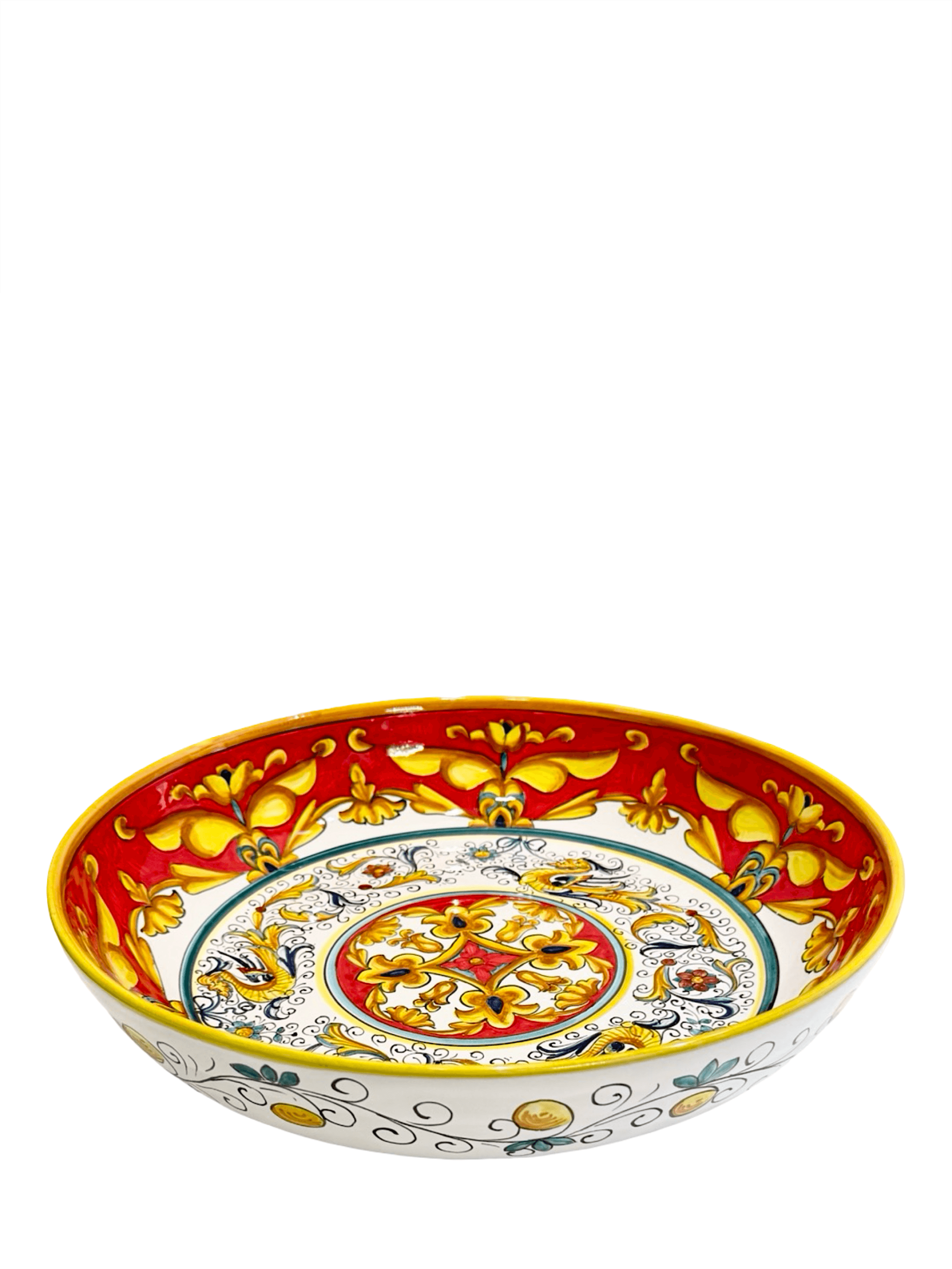 Biordi Art Imports Red Vario Rosso Pasta Bowl – Flying Solo NYC