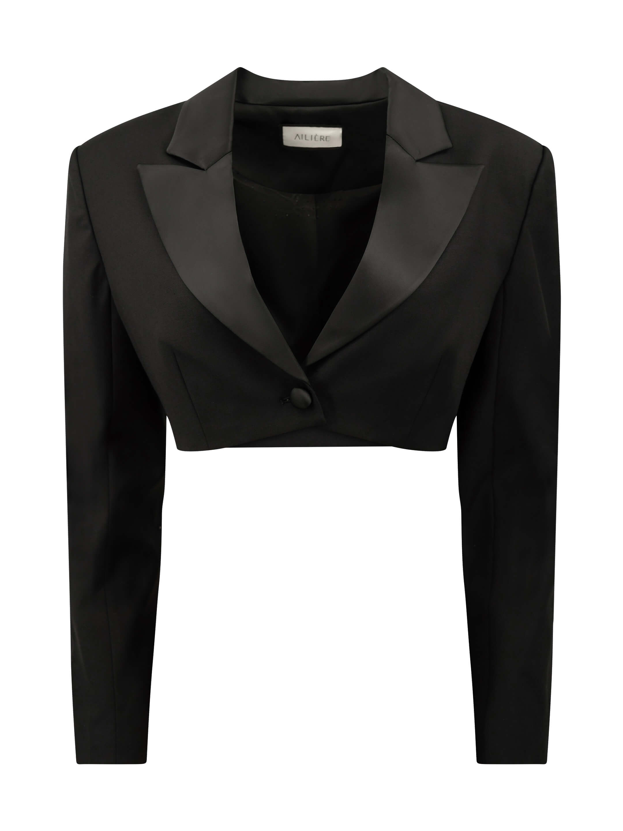 Ailiere Black Cropped Jacket/Blazer – Flying Solo NYC