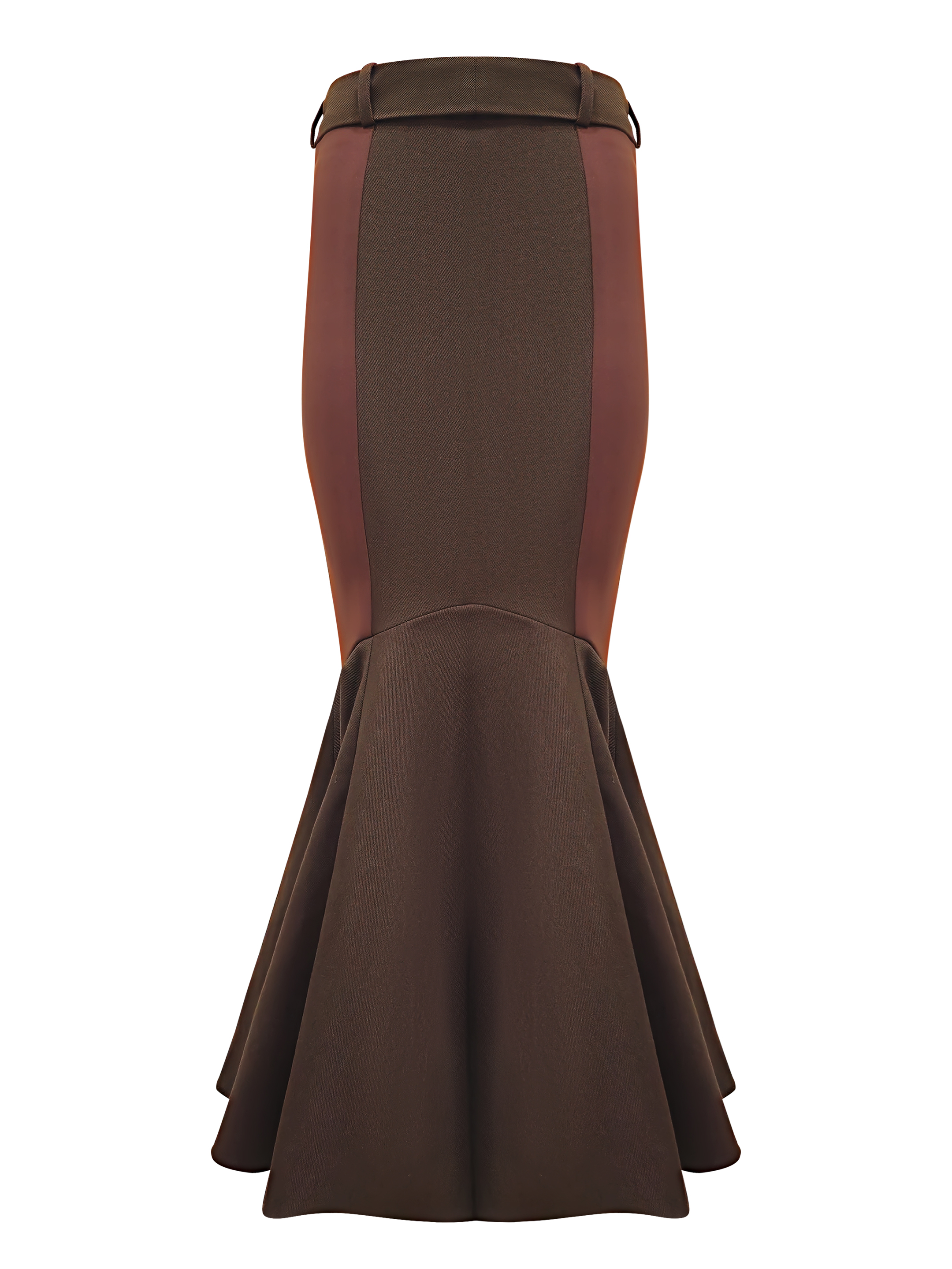 2madison Avenue Bonita Mermaid Long Skirt Brown – Flying Solo NYC
